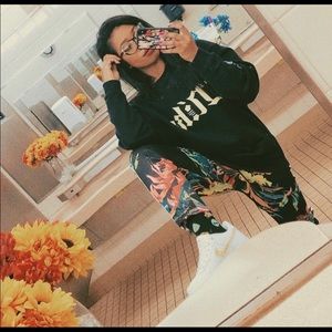 Nike sportswear floral joggers
